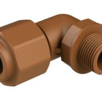 Unitwist Male Iron Elbow 15mm x 1/2in