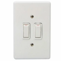 CRABTREE STEEL 2L SWITCH