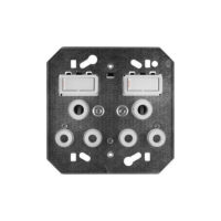 CRABTREE STEEL DOUBLE PLUG