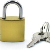 PADLOCK PREMIUM SOLID BRASS 20MM