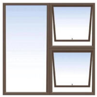 Alu W & D frame- PTT1212 BRONZE