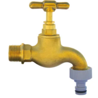 GARDEN TAP BRASS 1/2X3/4 L/PAT