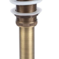 Waste Basin Brass Built In Pop-up Plug Slotted
