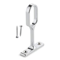 Oval Tube Bracket CP 15mmx30mm P/P