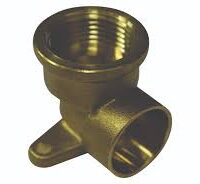 Delcop Wall Plate Elbow 15mm x 1/2in