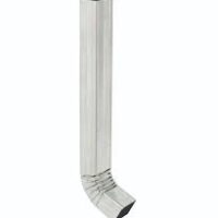 Downpipe Square 75mmX2700mm with crmp shoe
