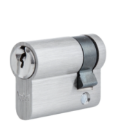 EXCLUSIVE LOCKSET CYL SATIN DOT