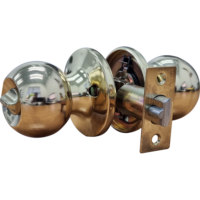 EXCLUSIVE LOCKSET BRASS DOT