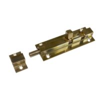 BARREL BOLT BRASS 75MM