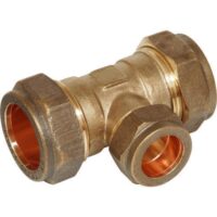 Comp Tee Red CxCxC 22x22x15mm