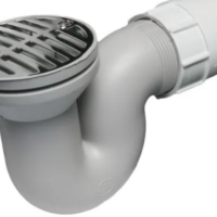 Trap Shower Chrome PVC Round