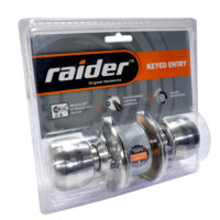 ENTRANCE LOCKSET PRO SATIN N RAIDER