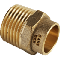 Comp Coupler Str Red CxMI 22mm x 1/2in