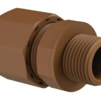 Unitwist Coupler Straight Male Iron CxM 15mm x 1/2in