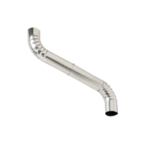 Specials Elbow 75mm x 0.4 Round Crimp
