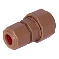 Unitwist Coupler Straight CxC Red 15x22mm
