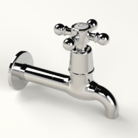 BIB TAP CHROME 1/2 INCH * 3/4 INCH
