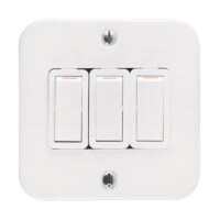 CRABTREE STEEL 3L SWITCH