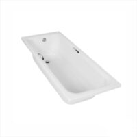 Bath 1700mm- White with pair handles & bolts