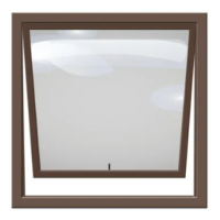 Alu W & D frame- PT66 BRONZE OBS1