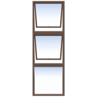 Alu W & D frame- PTT618 BRONZE