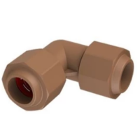 Unitwist Wallplate Elbow CxF 15mm x 1/2in